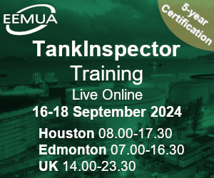 EEMUA TankInspector Course CST 16-18 September 2024